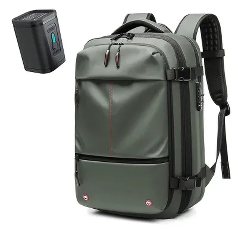 Travel Backpack Men'S Business Multifunction Computer Bag Vacuum Compression Large-Capacity Backpack