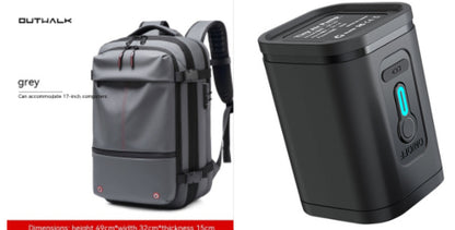 Travel Backpack Men'S Business Multifunction Computer Bag Vacuum Compression Large-Capacity Backpack