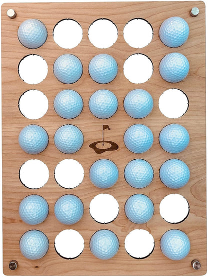 Golf Ball Display Holder Collector’S Case Holds 39 Golf Balls Wall Mount Decor
