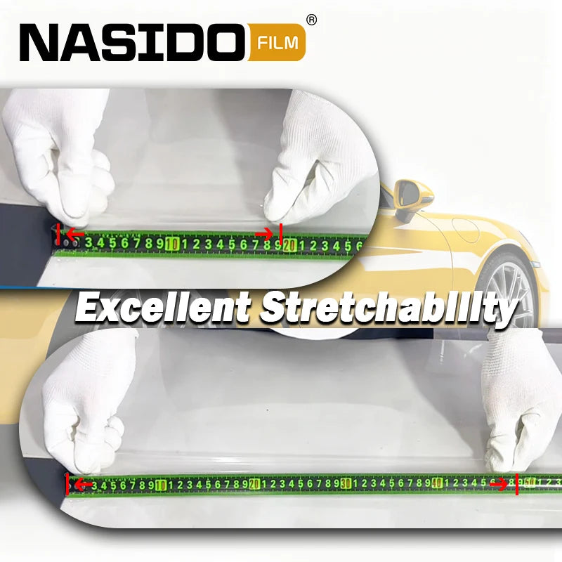 NASIDO High Quality PPF Car Protective Film TPU PPF Car Paint Protection Film for Self-healing High Stretchable Hydrophobic