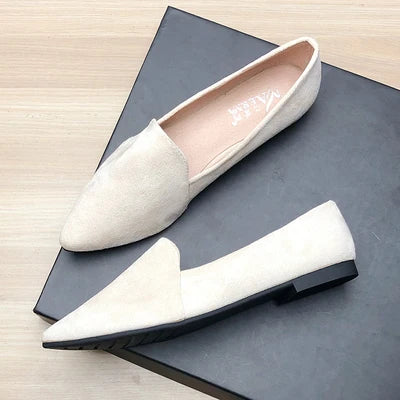 Women Flats Pointed Toe Solid Color Black Flats for Women Dressy Comfort Foldable Flats for Women Leopard Brown Flat Heel Shoes