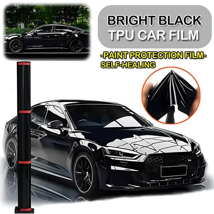 TPU Piano Black PPF Film Factory Car Wrap Film TPU Car Stickers Vehicle Color Changing Wrapping Film Self-healing TPU Car PPF