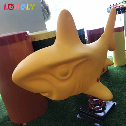 High Quality Plush Car Outdoor Playground Spring Rocking Horse Toys