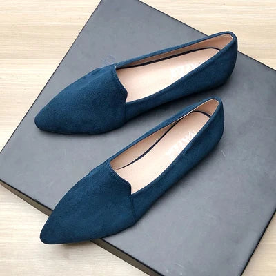 Women Flats Pointed Toe Solid Color Black Flats for Women Dressy Comfort Foldable Flats for Women Leopard Brown Flat Heel Shoes