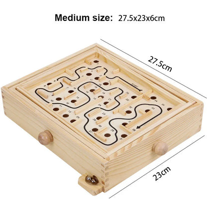 Adult Interactive Desktop Party Game Labyrinth Intelligence Balance Ball Maze Games Puzzles Toys