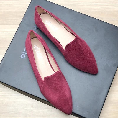 Women Flats Pointed Toe Solid Color Black Flats for Women Dressy Comfort Foldable Flats for Women Leopard Brown Flat Heel Shoes