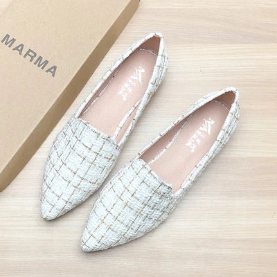 Women Flats Pointed Toe Solid Color Black Flats for Women Dressy Comfort Foldable Flats for Women Leopard Brown Flat Heel Shoes