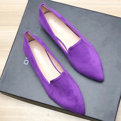 Women Flats Pointed Toe Solid Color Black Flats for Women Dressy Comfort Foldable Flats for Women Leopard Brown Flat Heel Shoes