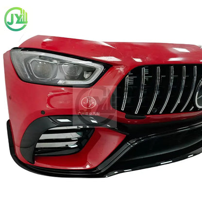 New High Quality for AMG GT 43290 ABS Car Kit Bolt-On Front/Rear Bumper Carbon Black