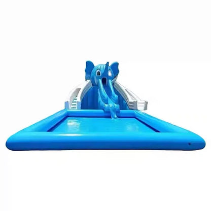 Kids Playground PVC Inflatable Water Slide Commercial Outdoor Large Inflatable Water Playground With Large Swimming Pool