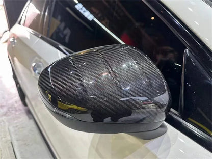 TAKD Style Carbon Fiber Bodykit Front lip rear diffuser side mirror hood for Mercedes-Benz W177 A-Class A35L AMG