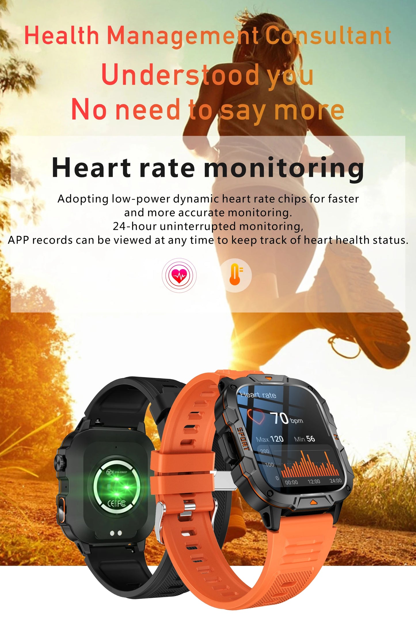 2025 New For Xiaomi Military Grade Smart Watch Men 1.96" AMOLED Screen 5ATM Waterproof Sports Fitness Tracker BT Call Smartwatch