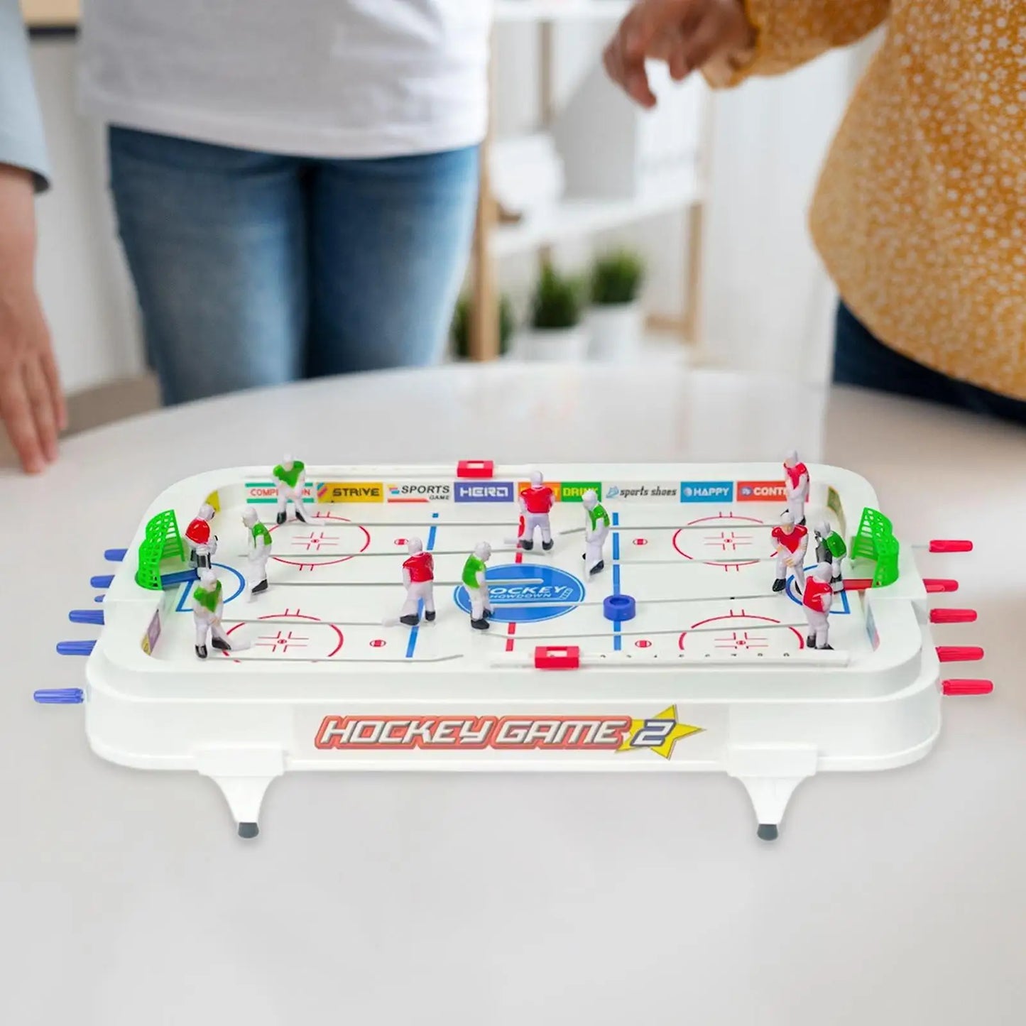 Table Hockey Game, Children Fun Toy, Sports Competition Game, 2 Players Desktop