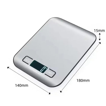 1pc 10KG LCD Digital Display Electronic Scale Household Kitchen Scale Food Baking Scale 22bl Personal Table Scale Weight Scale