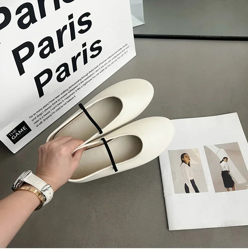 Designers Woman Flats Shoes Fashion Shallow Slip on Women Soft Sole Ballet Shoes Ladies Casual Outdoor Ballerina Shoe