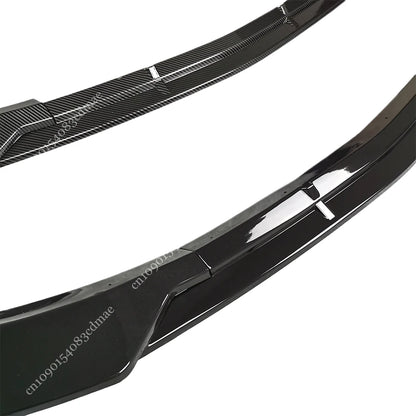 Front Bumper Splitter For Mercedes-Benz E Class W213 E260 E300 E43 AMG 4-Door 2017-2020 Pre-facelift Spoiler Diffuser Bodykits