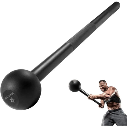 Yes4All Steel Mace Bell for Strength Training Ideal for Full Body Muscle Development Shoulder Grip and Forearm Workouts Effecti