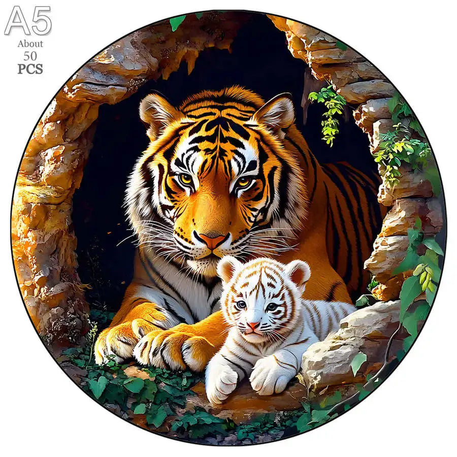 Populal Cat Jigsaw Wooden Puzzle Children'S Puzzle Gifts Unique Family Puzzle Games Intelligent Wooden Diy Crafts Games Puzzles