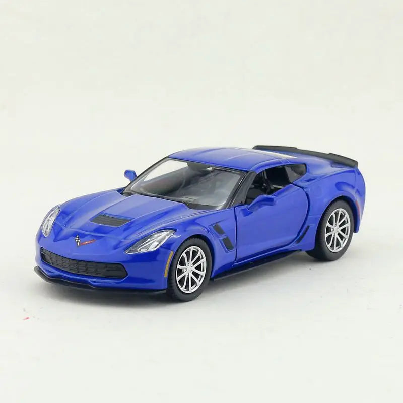 1:36 Chevrolet Corvette C7 Scale Metal Diecast Replica Home Office Miniature Art Vehicle Decoration Kid Boy Toy X72