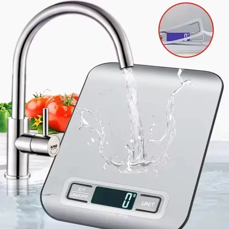 1pc 10KG LCD Digital Display Electronic Scale Household Kitchen Scale Food Baking Scale 22bl Personal Table Scale Weight Scale