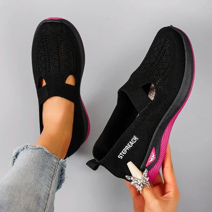 Women's summer breathable mesh flat shoes women's shoes casual sneakers shoes, clearance free shipping
