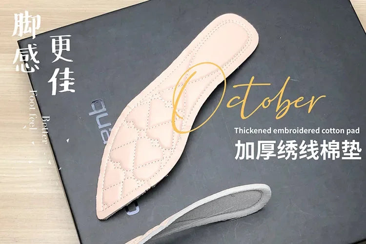 Women Flats Pointed Toe Solid Color Black Flats for Women Dressy Comfort Foldable Flats for Women Leopard Brown Flat Heel Shoes