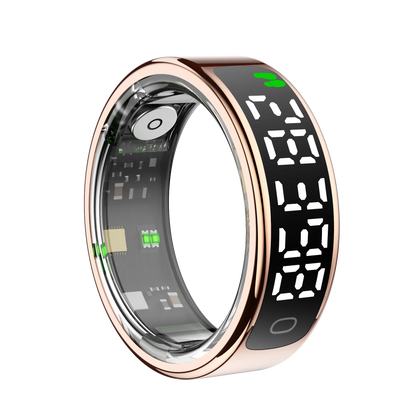 New Smart Ring 2025 Display Screen Gestures Control Video 5ATM Waterproof Remote Camera Blood Oxygen Monitor Multi Sports Mode