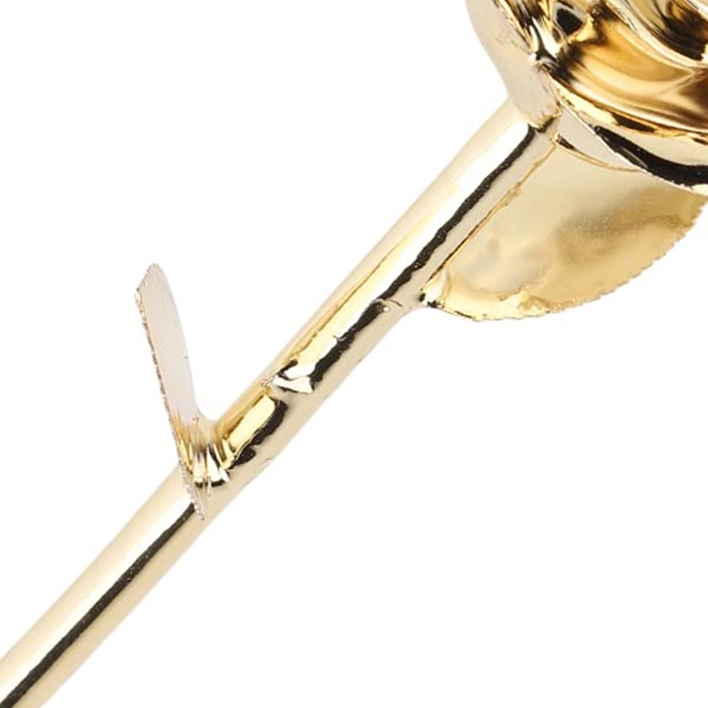 24K Gold‑Plated Rose Artificial Flower With Base Gift For Valentine's Day Mother's Day