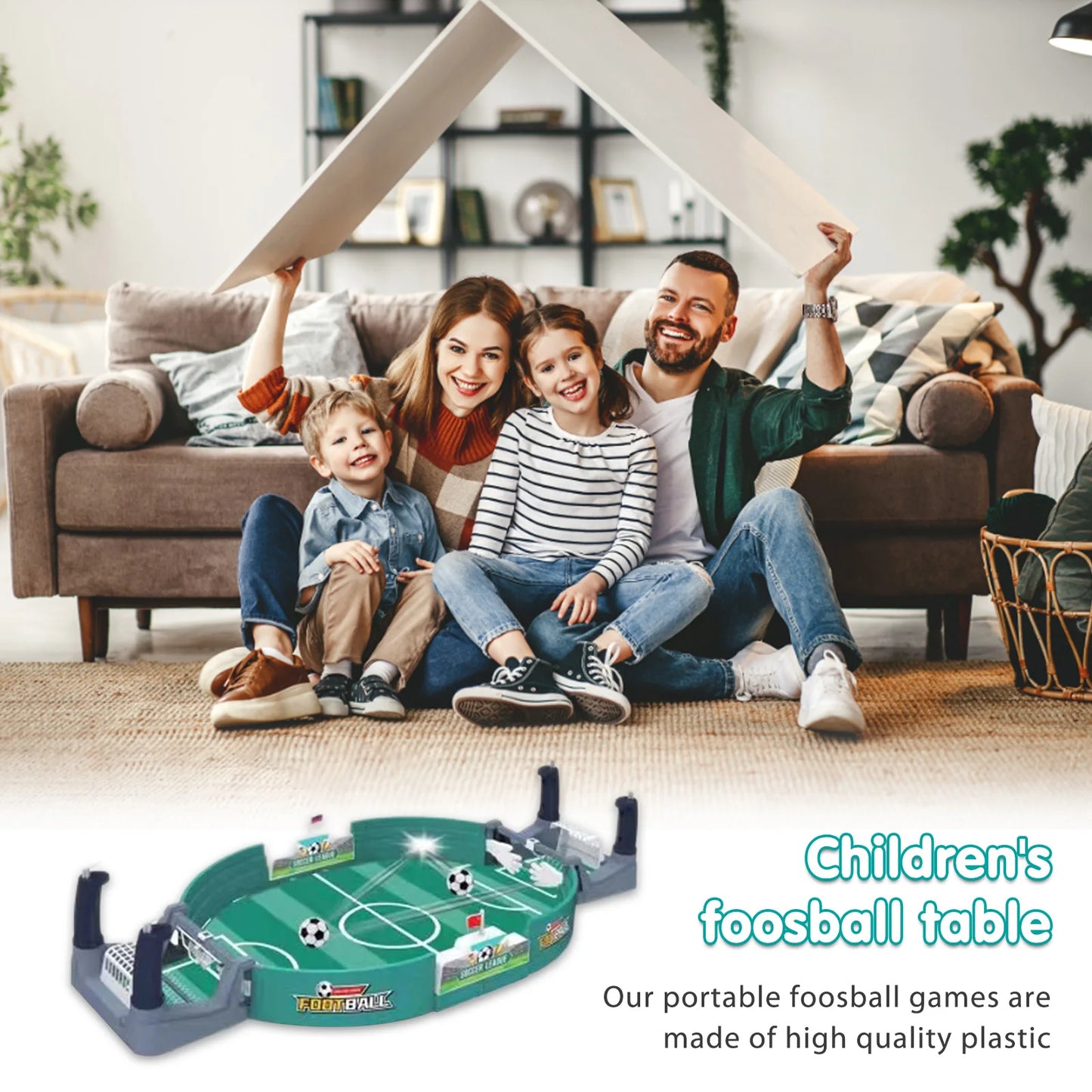 Table Football Game, Two-Person Football Game Table Game, Parent-Child Interactive Puzzle Game Table Football, Tabletop Soccer