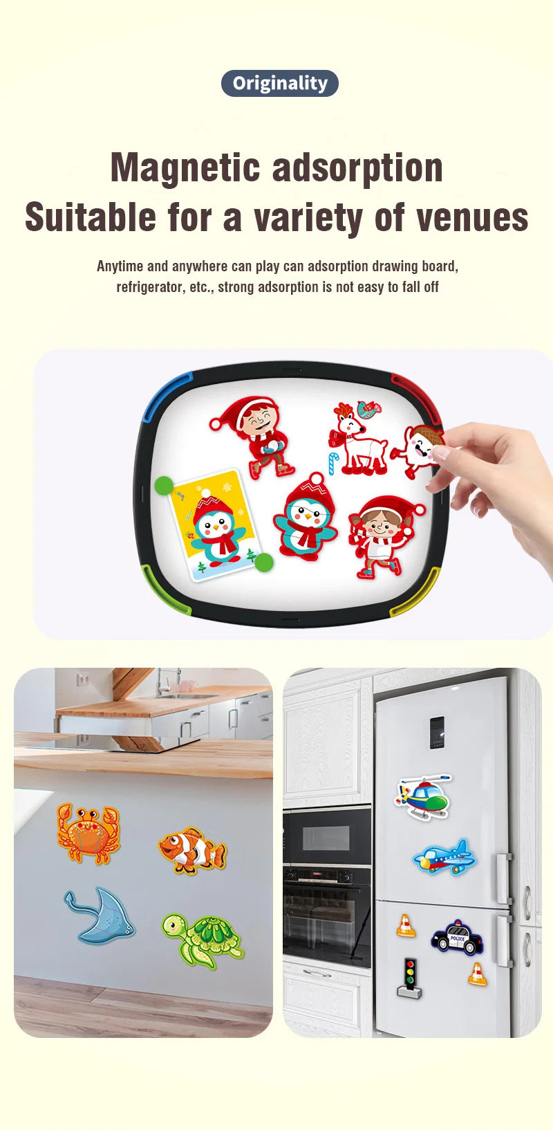 Kids Magnetic Puzzle Book 3d Cartoon 2 - 6 Years Old Kindergarten Advanced Games Puzzles Montessori Education Children Toys Gift