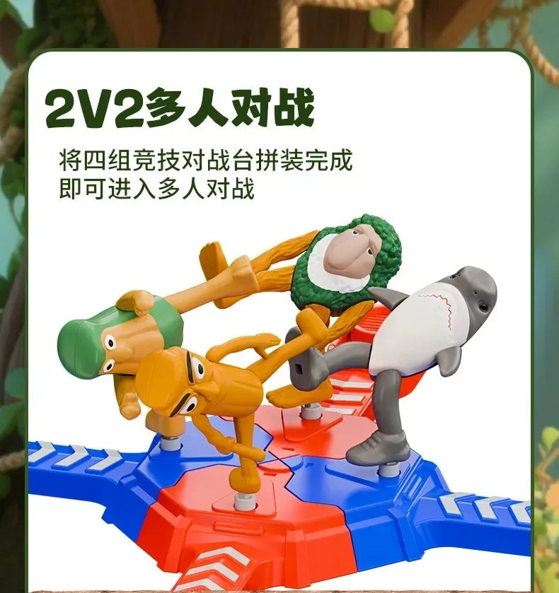 Italian Brainrot Tung Tung Tung Sahur Multiplayer Battle Toy Parent Child Interaction Arena Competition Christmas Gift!@!