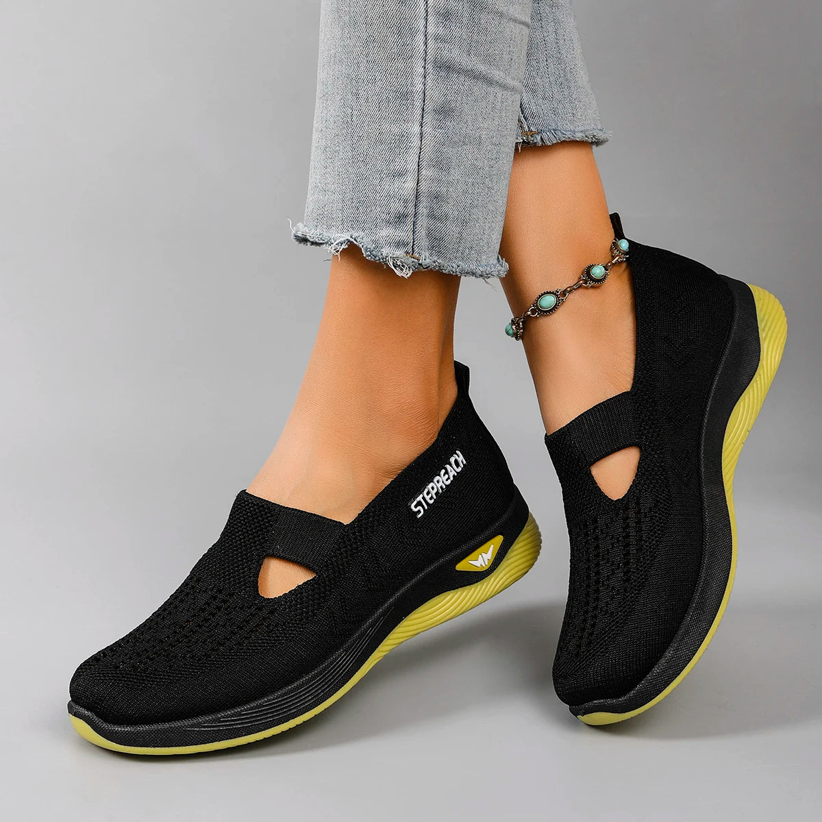 Women's summer breathable mesh flat shoes women's shoes casual sneakers shoes, clearance free shipping