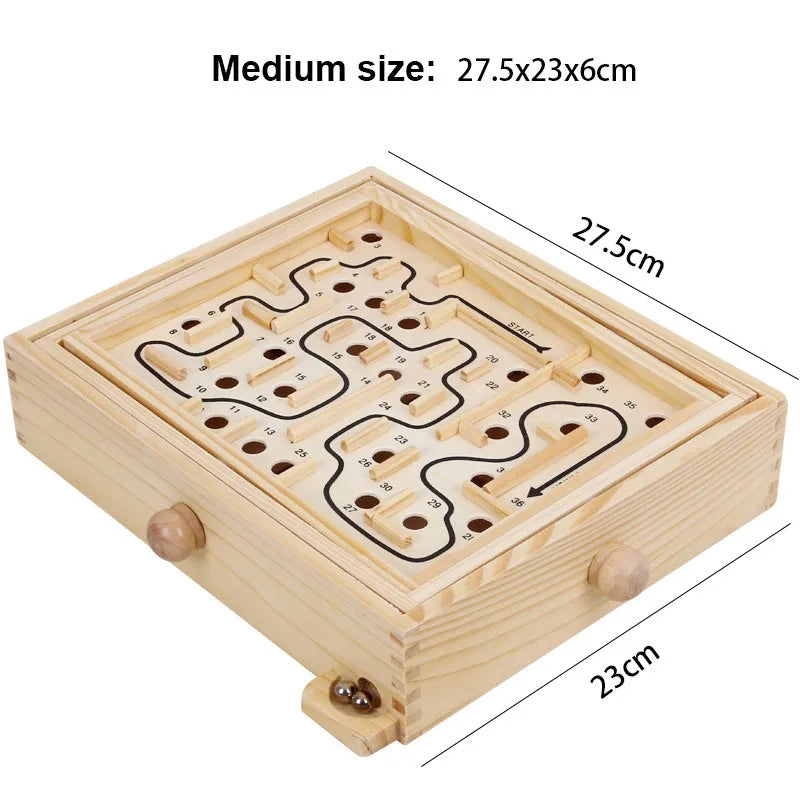 Adult Interactive Desktop Party Game Labyrinth Intelligence Balance Ball Maze Games Puzzles Toys