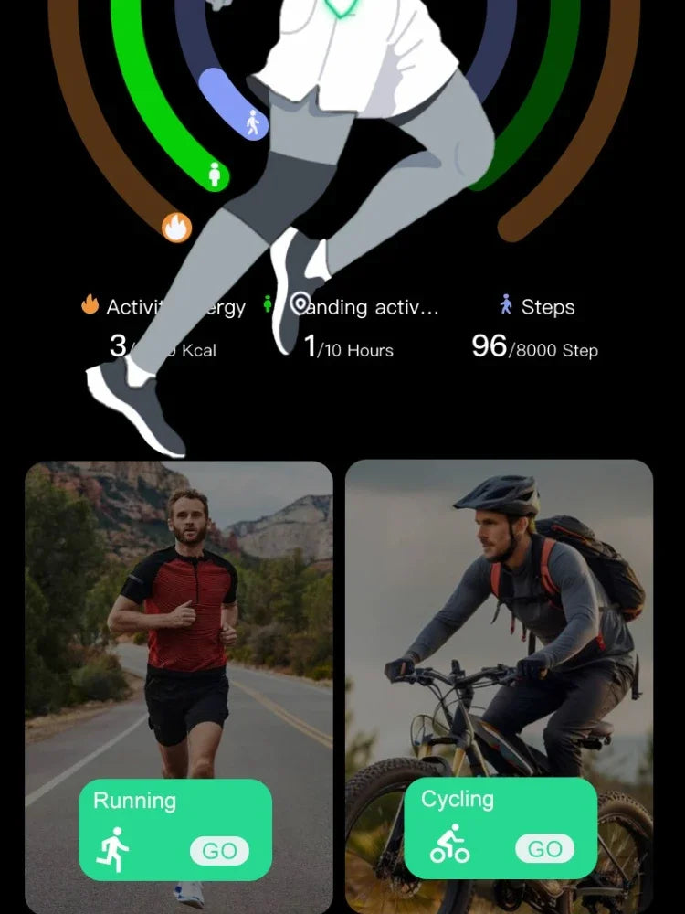 New Smart Ring 2025 Display Screen Gestures Control Video 5ATM Waterproof Remote Camera Blood Oxygen Monitor Multi Sports Mode