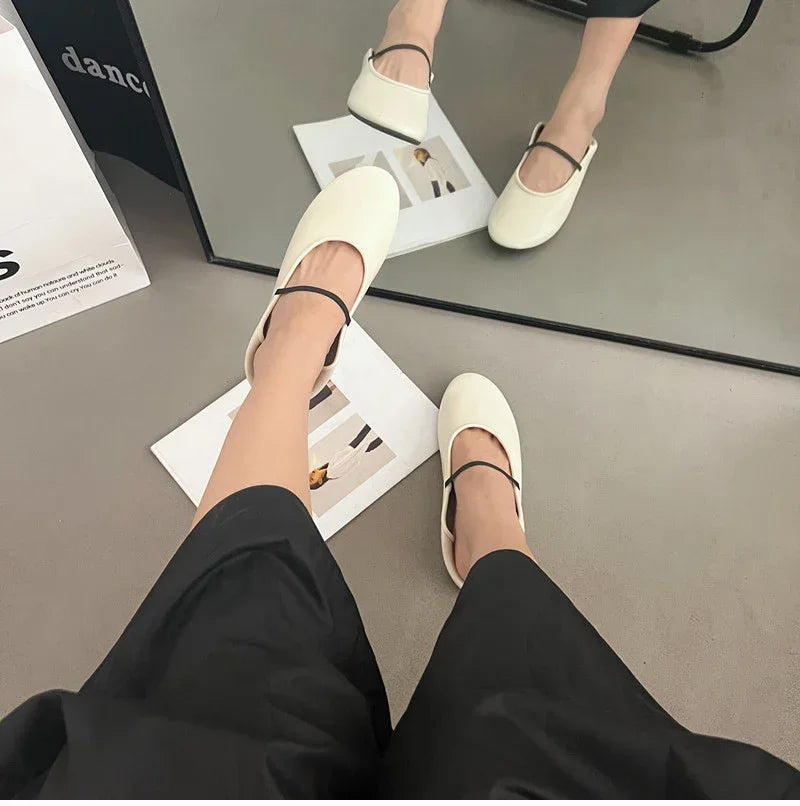 Designers Woman Flats Shoes Fashion Shallow Slip on Women Soft Sole Ballet Shoes Ladies Casual Outdoor Ballerina Shoe