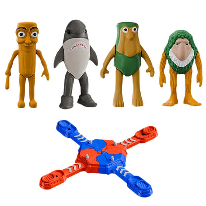 New AI Shanhaijing Wooden Stick Multiplayer Battle Toy Gift Parent Child Interaction Arena Competition Christmas Gift