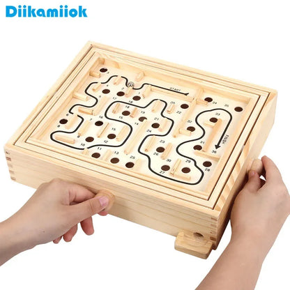 Adult Interactive Desktop Party Game Labyrinth Intelligence Balance Ball Maze Games Puzzles Toys