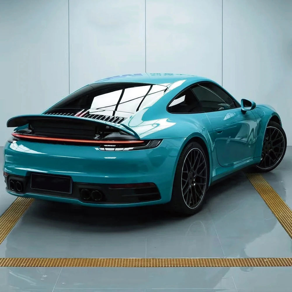 Car Sticker Bubble Free Vinyl Film Ultra Gloss Miami Blue PET Auto DIY Decal Vehicle Body Self Adhesive Sticker Car Accessories