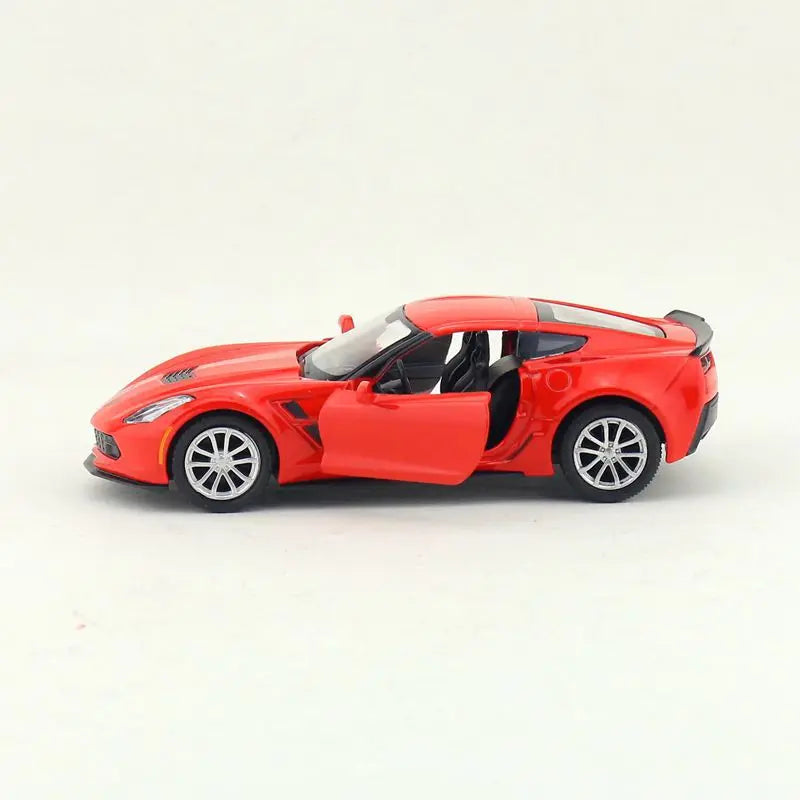 1:36 Chevrolet Corvette C7 Scale Metal Diecast Replica Home Office Miniature Art Vehicle Decoration Kid Boy Toy X72