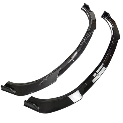 Front Bumper Splitter For Mercedes-Benz E Class W213 E260 E300 E43 AMG 4-Door 2017-2020 Pre-facelift Spoiler Diffuser Bodykits