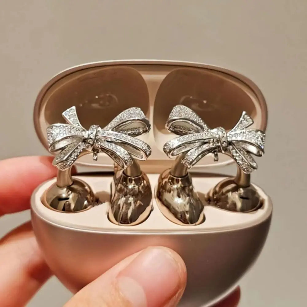 1PC DIY Headphone Diameter Buckle Zircon Decorative Headphone Decoration Clip Removeable Easy to Install Earbud Accessories