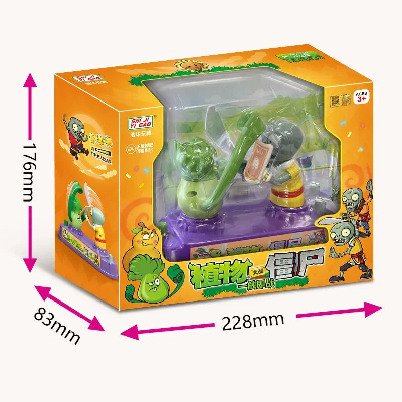 Plants Vs Zombies Bonk Choy Competitive Battle Toy Two-player Game Bonk Choy Vs Zombies Parent-child Interactive Children's Gift