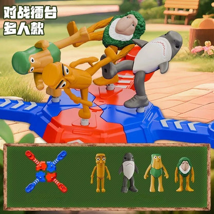 Italian Brainrot Tung Tung Tung Sahur Multiplayer Battle Toy Parent Child Interaction Arena Competition Christmas Gift!@!