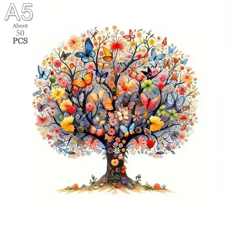 Populal Cat Jigsaw Wooden Puzzle Children'S Puzzle Gifts Unique Family Puzzle Games Intelligent Wooden Diy Crafts Games Puzzles