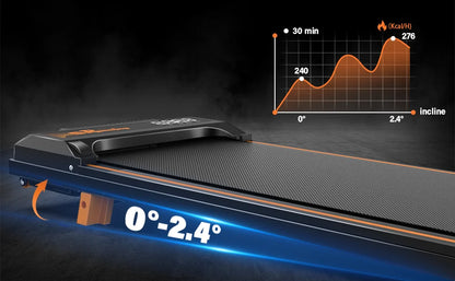 Durable 265lbs  Home Gym Use Walking Pad Treadmill Foldable Portable Underdesk Sofa Mini Fitness Machine Treadmill