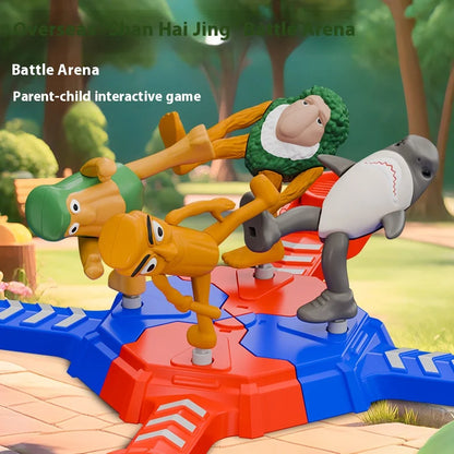 New AI Shanhaijing Wooden Stick Multiplayer Battle Toy Gift Parent Child Interaction Arena Competition Christmas Gift