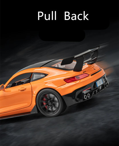 1/24 Benzs-GT GTR Alloy Sports Car Model Diecast & Toy Vehicles Metal Racing Car Model High Simulation Sound and Light Kids Gift