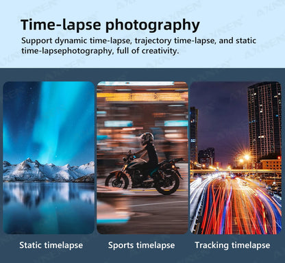 HQ6 3-Axis Handheld Gimbal Mobile Phone Shooting Stabilizer with Fill Light, Zoom, Face Tracking, Animal Following for Cellphone