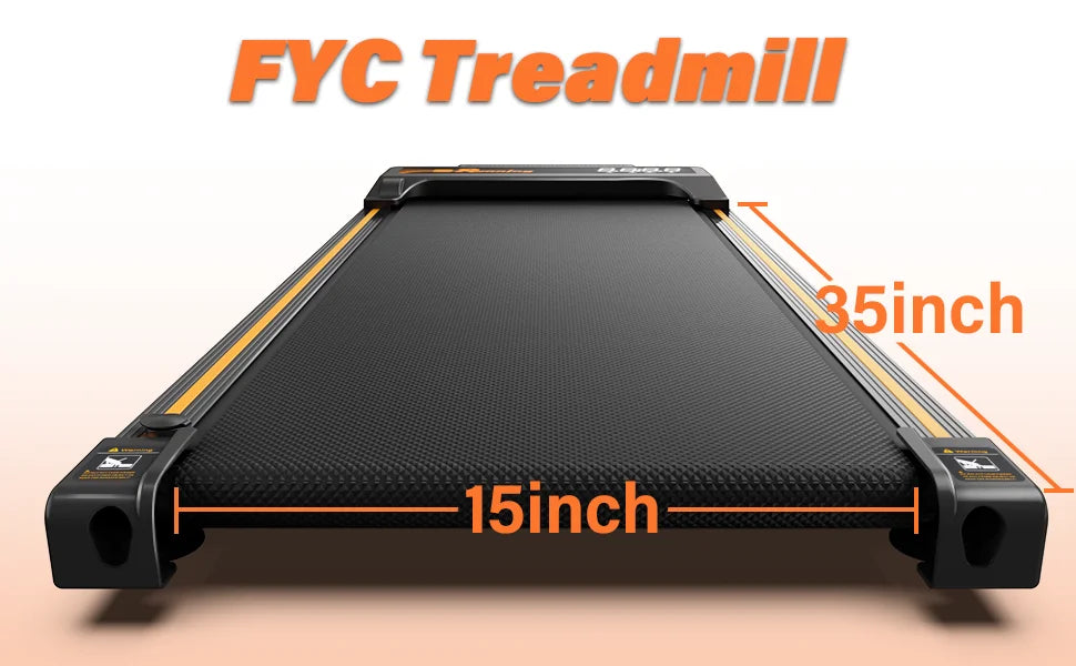 Durable 265lbs  Home Gym Use Walking Pad Treadmill Foldable Portable Underdesk Sofa Mini Fitness Machine Treadmill