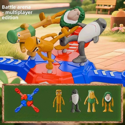 Italian Brainrot Tung Tung Tung Sahur Multiplayer Battle Toy Parent Child Interaction Arena Competition Christmas Gift!@!